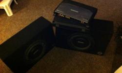 Two 10" Boston subs in bassworx ported boxes two 1000 watt kenwood two channel amps
This ad was posted with the Kijiji Classifieds app.