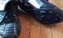 Size 4 Power outdoor soccer cleats. Used one season. In great condition.