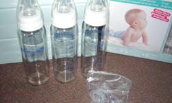 Baby Shower Coming Up !?!!  (Here's a great idea passed on by someone else ... for Baby party decor, use helium-filled balloons then fill these bottles with water and use them as anchors for the balloons... after the party, they become part of the baby