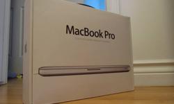 I am selling a brand new (still in unopened box) 13" MacBook Pro. Laptop was bought as a Christmas gift for my sister and I found out today she had just bought herself a new laptop, so now I must sell this one.
Laptop arrived at the door in a cardboard