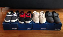 Brand new men's shoes - Etnies, the hundreds and converse
Sizes 8-11 avail
Asking $30 each or 4 for $100