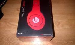 Beats By Dr. Dre - Monster Studio
High-Definition Over-the-Ear Headphones- Red
Sealed NEW IN BOX
Rock out to your favorite tunes with these over-the-ear headphones that feature a 40mm driver for precise audio clarity and Quadripole twisted pair