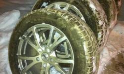 I am selling set of 4 bridgestone blizzaks tires and rims 255/55R-18s the tires are runflats and  tire pressure sensor ready.Less than 2000 kms on tires.Tires and rims were purchased at the tire rack for my jeep srt8 has for what else they fit have no