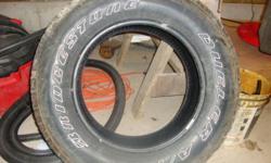 Selling 1 Bridgeston Dueller A/T, size is P255/70 R18. Tire is in good shape, with about 60% tread left.
Asking $60