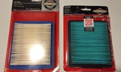 Two Briggs and Stratton air filters, part number 491588S. One is in an opened package but is unused. They sell for $13 +tx at Lowes. This price is for both.
Air Filter for 4-Cycle Quantum Engines
Fits Quantum 3.5 to 6.75, OHV/Intek 5.5 to 7, Horizontal