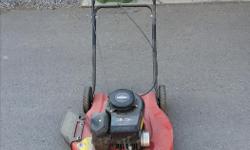 Briggs & Stratton 3.5 hp lawnmower for sale. Runs good. Asking $60 obo. If interested, please call 403-800-4505/403-901-5332