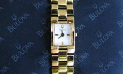 Nice gold watch, never used, still has tag.
worth $295