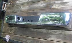 rear bumper fits 02-08 1500,03-08 2500,3500 has some small dents and scratches good for work truck