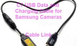 C7 USB Data and Charging Cable for Samsung Cameras
- 2 in 1 Data and Charging cable
-connect your camera to your PC or laptop with this data cable so that you can easily transfer and share your photos with family and friends
-Start syncing your camera