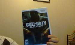 selling call of duty black ops for wii its a really great game on wii and free multiplayer its in excellent condition! and want 25.00 for it. please call 970-5030 or 940-2168 Thanks!