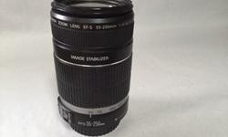 Canon 55-250mm telephoto zoom lens with Image Stabilizer
Excellent condition
$195 OBO