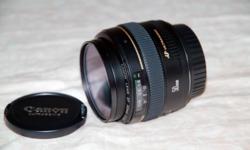 Im selling canon EF 50 mm f1.4 it is new bought couple of months ago barely used it anymore,need money for other project