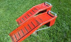 Solid car ramps for sale. Only $35. We are located in Orleans. See our list of other items for sale. First come, first served.