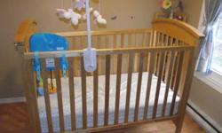 I have a crib in excellent condition that was barely used as our adopted son grew out of it really quickly. We purchased the crib brand new from the Children's Gallery in London.  The crib is solid wood, with drop sides and three adjustable mattress