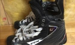 I have a pair of CCM U + Crazy Light Ice Skates for sale in good condition size 11.