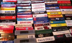 for sale music cassette tapes 10 left in holder take all 10.00, i have a lot of vcr movies,disney,ect 2.00 each or if you take all at once 1.00 each all kind movie's you name it it is probably in collection,also have cd's 3.00 each or 10 for 25.00 i have