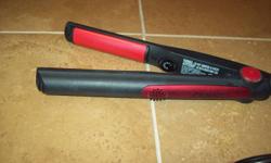 The red straightener goes up to 300 degrees and is rounded to make it easier to curl
The white one goes up to 310 degrees and the dial goes up by high medium low
the curling iron was a gift and only used once, it goes up to 300 degrees and is easy to use