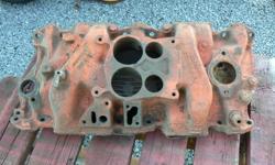 4 bbl. factory intake manifold from mid 70's small block Chevrolet.
$15.00