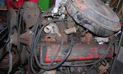 350 small block engine and transmission. Engine from 70's Impala. $200.00 for both. As is