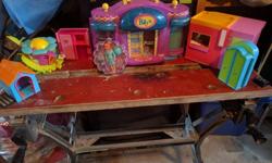 I have some childrens toy for sale. A lot of Polly Pockets and Miss Party Surprise. Bratz and Board games will be a different ad.
If interested, please email or text me.
Polly Pocket large items: $5.00 each or $40.00 for everything.
Polly Pockets dolls