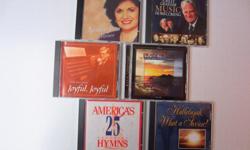 Good variety of Christian music CDs
More than shown in the picture
$5 each