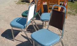 Espanola Little Theatre has approximately 20 chrome chairs that need to be removed from storage. Asking a donation for them.