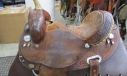 Circle Y Handmade edition Martha Josey. Serial number 11601407119508. Great shape. It has a 14" seat, 22 1/2" skirt, 4 1/2" cantle, 7" gullet, full qh bars. Solid Saddle. Pictures tell the story. GREAT quality saddle!
$700
Will take paypal and will ship