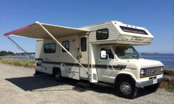 28Ft Ford Citation Motorhome (sleeps 6)
Meet Trudy, our 28Ft Citation who sleeps 6 and brings comfort to travel.
New tires 12 weeks ago, rear diff and transmission serviced last year, lots of new parts up front, new battery up front, new house batteries