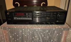 Classic 1986 Vintage Sansui Quartz Synthesizer Stereo Receiver boasting good build quality and a conservatively rated (a la NAD, Harman Kardon) 43 Watts Per Channel in a compact form factor.
*Handles speaker loads from 4? to 16? impedance.
*Features great