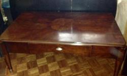 Lovely pieces. Very solid. Coffee table $80. End table $50. Set for $120!