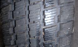 Two Copper Weathermaster snow tires 225/60R16. Approximately 1000 km, 3/8 inch tread. Almost new tires, not on rims. Tires used on a Chevy Lumina.
 
Located in Sunderland, Ontario.