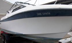 This boat needs clean up only .Can be heard running and has tandem 10000 lb trailer.Boat has head , fridge , stove and is ready to launch this spring.Needs a new home .Has 351 merc 233hp engine with merc outdrive.Buy now and save .Call 905 651 0880 or