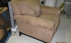 Large Cushion Chair (40" x 40") - beige microfibre material - very good condition - easy to care for. Asking $100 obo.