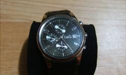 Selling excellent condtion D&G men's watch.
Have everything that comes with the watch. (check the picture below)
New Battery, Luxurious Design !!
 
$250.00 FIRM
Call Jay 604 514 8386