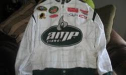 I have a men?s small Dale Jr National Guard, Amp Energy jacket I would like to sell. I am selling it for $125.00 or best offer. If interested please call 705-492-9467 or message me. I will also take best offer. Thanks Danica