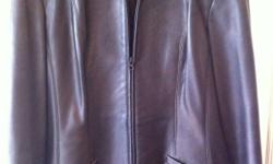 Size large leather jacket in excellent condition. Would fit probably a size 14-16. Black Danier Worn at the most 3 times This ad was posted with the Kijiji Classifieds app.
