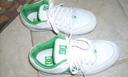 Womens DC green and white sneakers
Worn only once around the house, they are too big.
Size 7.5
$50.00