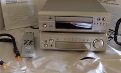 DENON DRA-F101 stereo receiver and DENON DCD-F101 stereo CD Player. Purchased from Sound Hounds. In excellent condition. Have moved and no longer need.