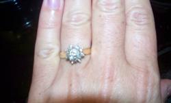 beautiful ring appraised at $1735 + tax selling for $550 comes with appraisal document pls respond if interested.