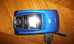 GIVE ME AN OFFER
For Sale a blue Sanyo Flip Phone. With home charger. Phone is in great condition. I only replaced it because I got a free upgrade. The phone still holds a strong charge. It has a camera that takes really nice pictures. No scratches, or