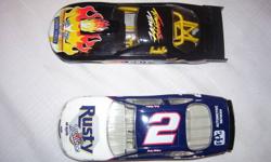 These cars were only displayed by a collector, Rusty Wallace and Travis Tritt.  Excellent condition.  $5.00 each