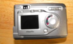 Fujifilm Finepix digital camera in good working order $15.00
*2.0 mega pixels
* zoom
*cord to download photos/movies to computer
*512 gb memery card