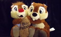 Brand New stuffed toy from the Disney Park. They are the characters ?Chip 'n Dale?. If interested, please call (519) 471-4711 if in the London area. If ad is still posted, it?s available.