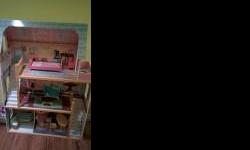 I have a doll house 75$ and a chalkboard/magnet board 25$ for sale. All in excellent shape. See photos.