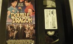 Double Dragon (NES) movie VHS. Live action 1993.
 
Comes from non-smoking home.
EMAIL ME: travelbug28@hotmail.ca or call: 705-254-6380 (ask for Billy)
**** PICK-UP or CAN SHIP TO YOU!! *****