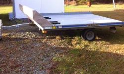 Double wide galvanized snowmobile/atv trailer for sale.  In great condition.  Inspected and ready to go.  Phone (902)345-2502.  Ask for Andrew.