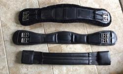 Santa Cruz dressage girth with removable fleece - 26" - never used $80.00
Albion contoured dressage girth - 26" $80.00
Stubben dressage girth - 60 cm - $20.00
All girths in excellent condition.