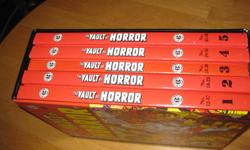 I have a collection of hard cover comics with 6 comics in each book the copyright date is Tales from the Crypt 1979,Weird Fantasy 1980,the Vault of Horror 1982, the Haunt of Fear 1985,and the official archives book Tales from the Crypt 1996 by William