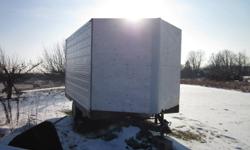Enclosed trailer forsale 14ft long 7ft wide 7ft high, just used to move back from B.C.in October, I have had trailer for 3 years and used it twice to move west and back easy to pull, new 6,000lb axle with trailer brakes, new 8 ply tires and wheels,