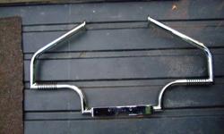 Engine guard/ hi way pegs...new condition no marks or rust.
